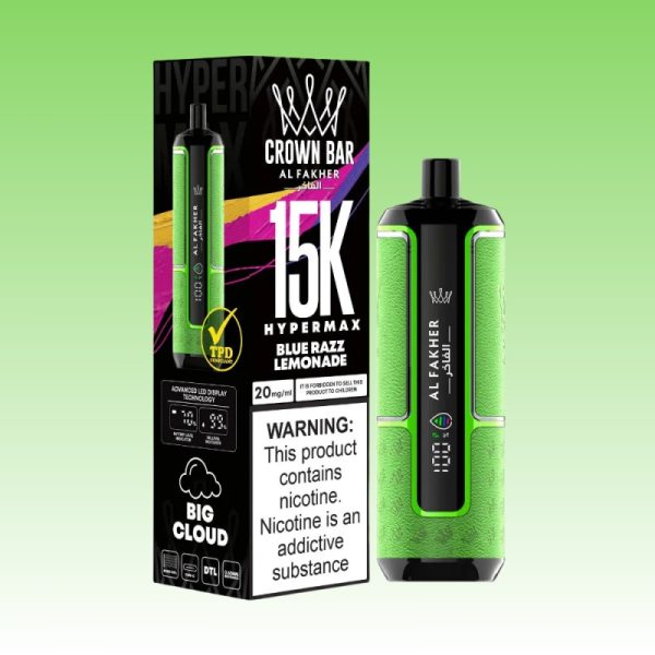 Al Fakher Crown Bar Hypermax 15000 Puffs | E papierosy Polska Al Fakher Crown Bar Hypermax 15000 Puffs | E papierosy Polska