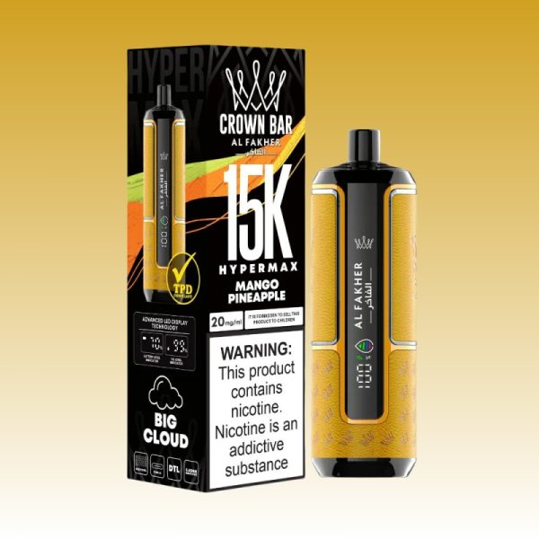 Al Fakher Crown Bar Hypermax 15000 Puffs | E papierosy Polska Al Fakher Crown Bar Hypermax 15000 Puffs | E papierosy Polska