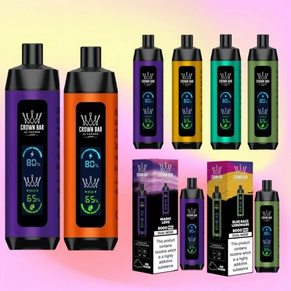 Al Fakher Crown Bar 8000 Pro Puffs | E papierosy Polska