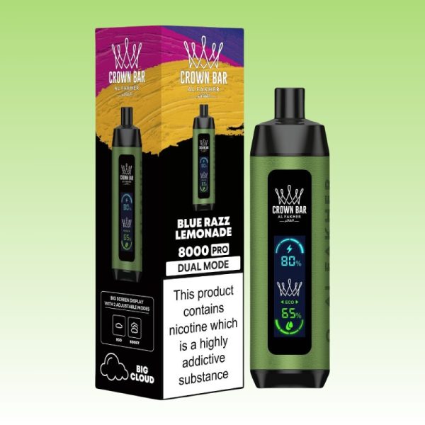Al Fakher Crown Bar 8000 Pro Puffs | E papierosy Polska Al Fakher Crown Bar 8000 Pro Puffs | E papierosy Polska