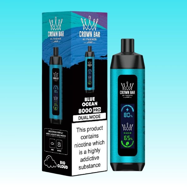 Al Fakher Crown Bar 8000 Pro Puffs | E papierosy Polska Al Fakher Crown Bar 8000 Pro Puffs | E papierosy Polska
