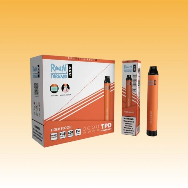 Randm Tornado 600 Puffs | E papierosy Polska Randm Tornado 600 Puffs | E papierosy Polska