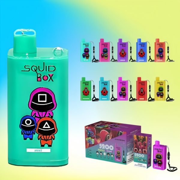 Randm Squid Box 5200 Puffs | E papierosy Polska