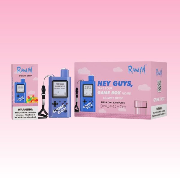 Randm Game Box 5200 Puffs | E papierosy Polska Randm Game Box 5200 Puffs | E papierosy Polska