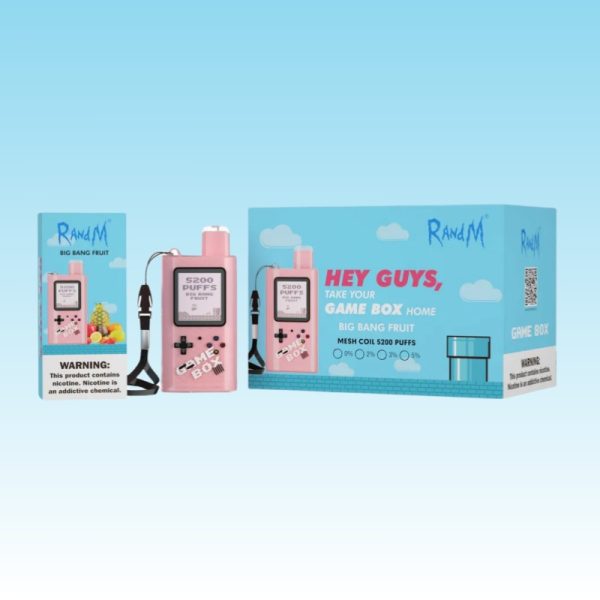 Randm Game Box 5200 Puffs | E papierosy Polska Randm Game Box 5200 Puffs | E papierosy Polska