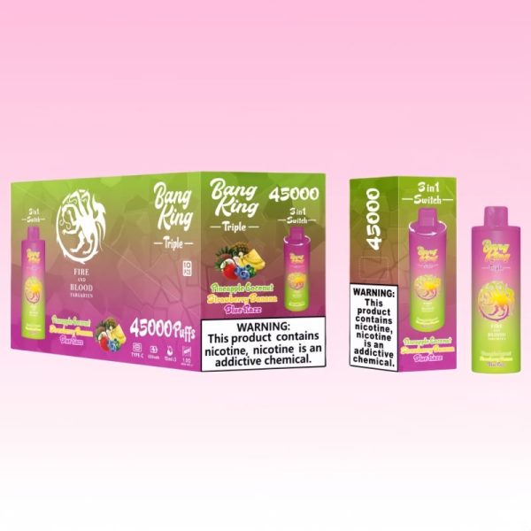 Bang King Triple 45000 Puffs | E papierosy Polska Bang King Triple 45000 Puffs | E papierosy Polska