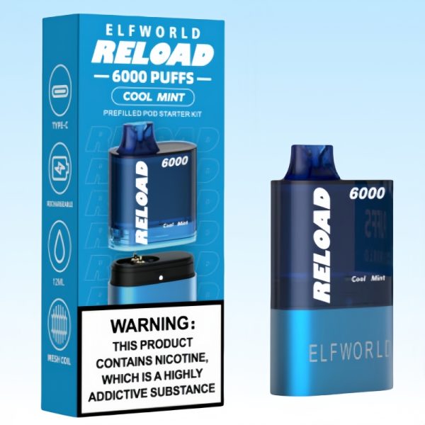 Elfworld Relaod 6000 Puffs Kit | E papierosy Polska Elfworld Relaod 6000 Puffs Kit | E papierosy Polska