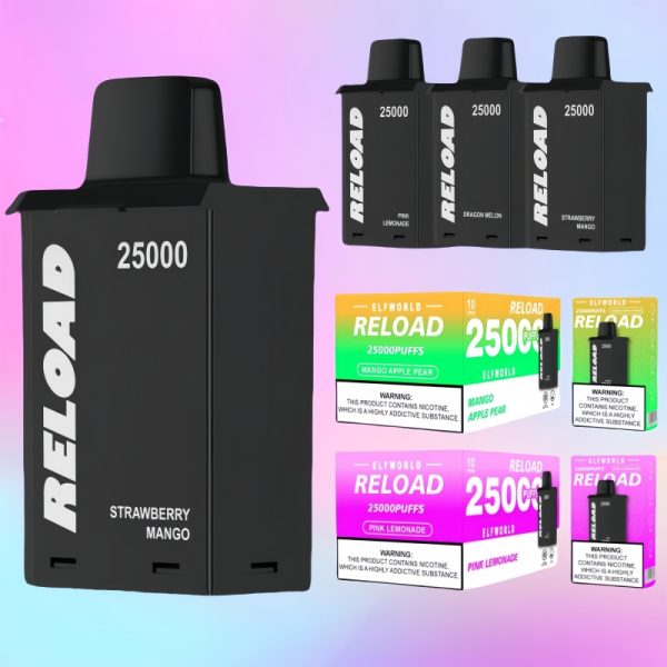 Elfworld Reload 25000 Puffs | E papierosy Polska Elfworld Reload 25000 Puffs | E papierosy Polska