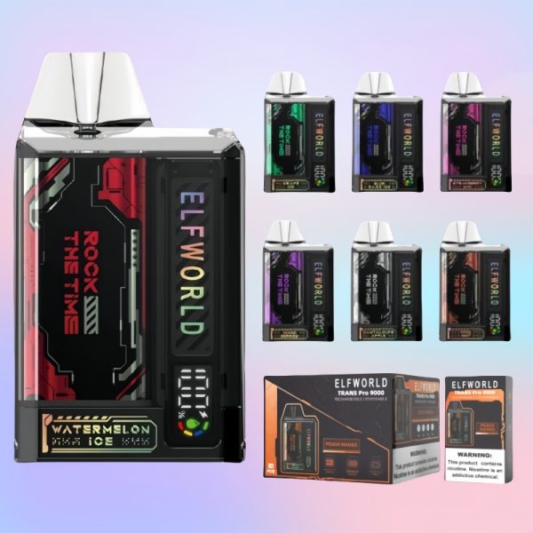 Elfworld Trans Pro 9000 Puffs | E papierosy Polska Elfworld Trans Pro 9000 Puffs | E papierosy Polska