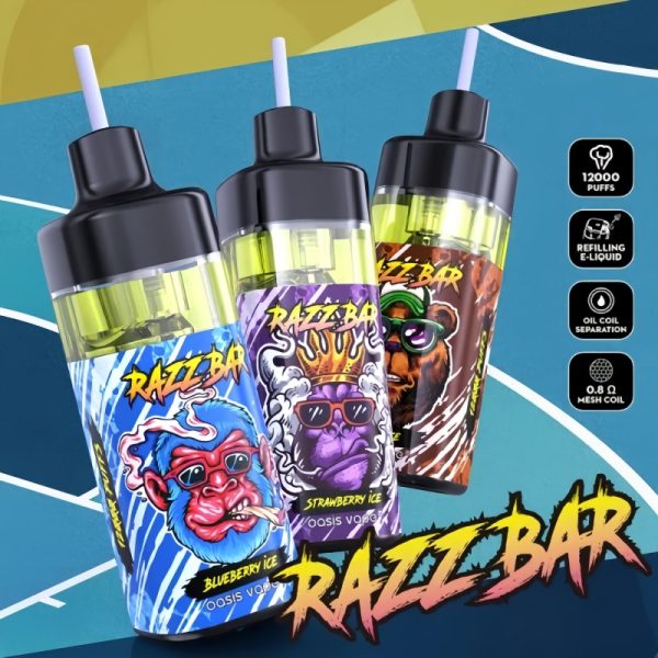 Razz Bar 12000 Puffs | E papierosy Polska Razz Bar 12000 Puffs | E papierosy Polska