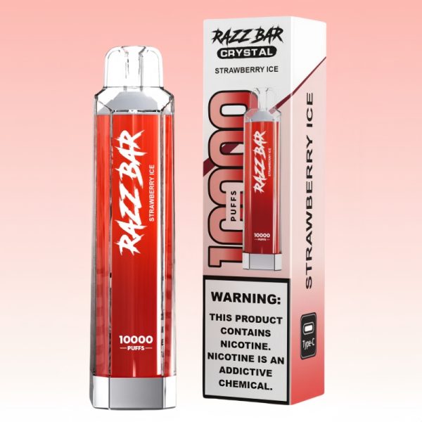 Razz Bar Crystal 10000 Puffs | E papierosy Polska Razz Bar Crystal 10000 Puffs | E papierosy Polska