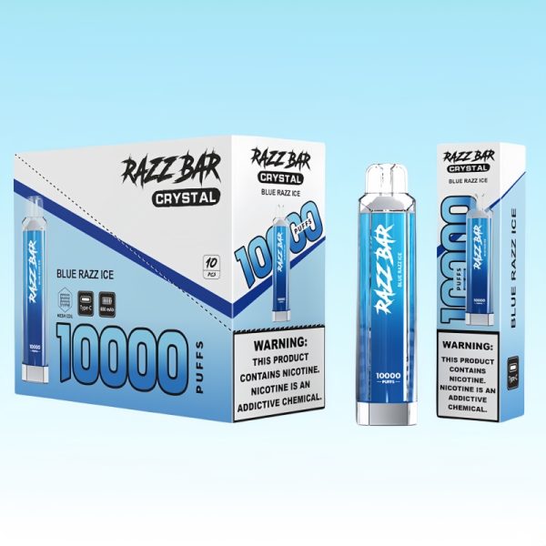 Razz Bar Crystal 10000 Puffs | E papierosy Polska Razz Bar Crystal 10000 Puffs | E papierosy Polska