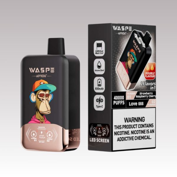 Waspe Aiviou 40000 Puffs | E papierosy Polska Waspe Aiviou 40000 Puffs | E papierosy Polska