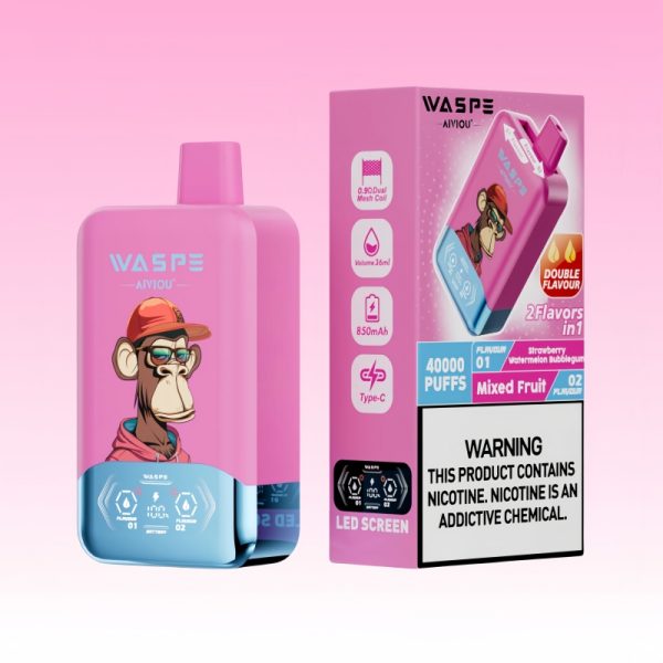 Waspe Aiviou 40000 Puffs | E papierosy Polska Waspe Aiviou 40000 Puffs | E papierosy Polska