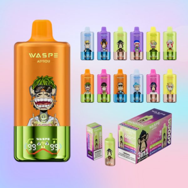 Waspe 3 in 1 60000 Puffs | E papierosy Polska Waspe 3 in 1 60000 Puffs | E papierosy Polska
