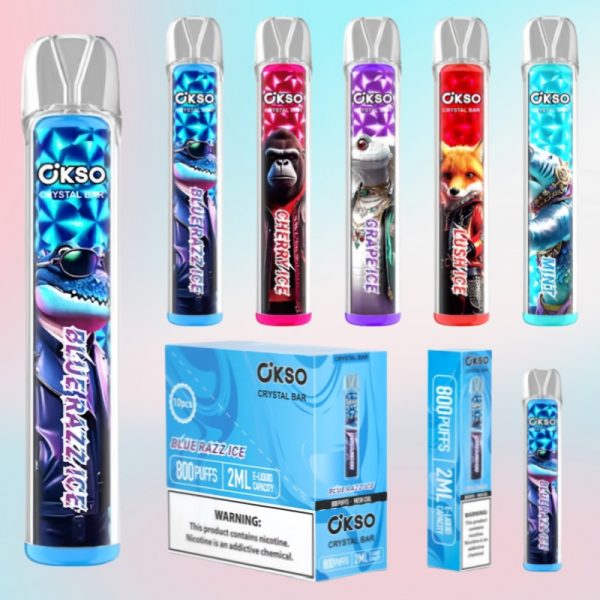 OKSO Crystal Bar 800 Puffs | E papierosy OKSO Crystal Bar 800 Puffs | E papierosy