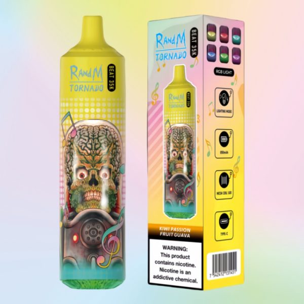 Uwin RandM Tornado Beat 35000 Puffs | E papierosy Uwin RandM Tornado Beat 35000 Puffs | E papierosy
