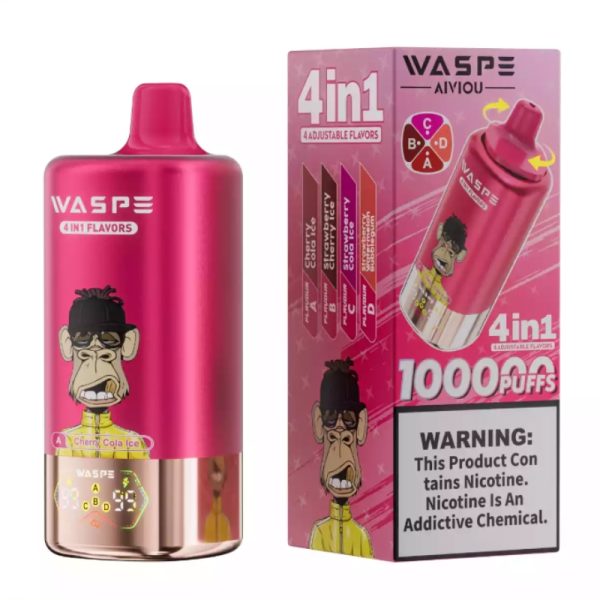 Waspe 4 in 1 100k Puffs | E papierosy Waspe 4 in 1 100k Puffs | E papierosy
