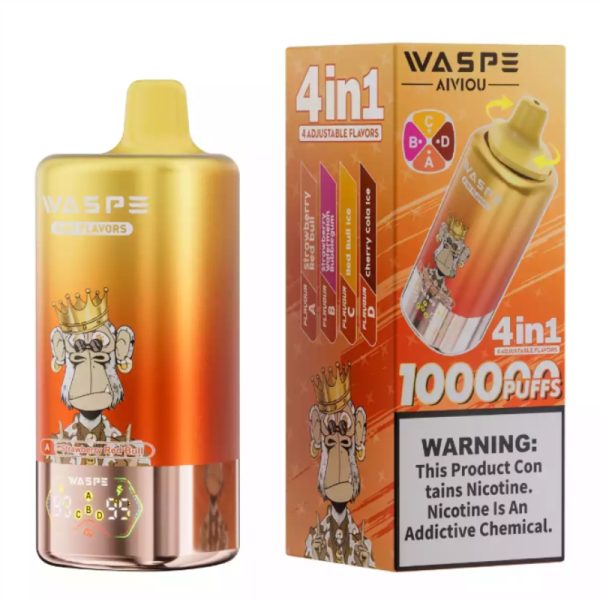 Waspe 4 in 1 100k Puffs | E papierosy Waspe 4 in 1 100k Puffs | E papierosy