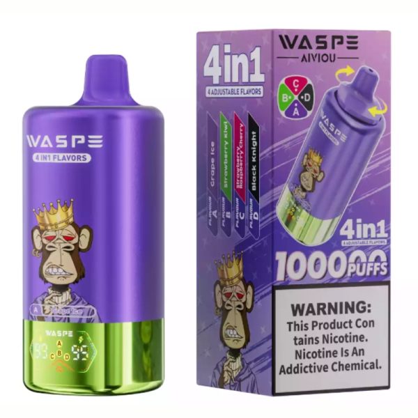 Waspe 4 in 1 100k Puffs | E papierosy Waspe 4 in 1 100k Puffs | E papierosy