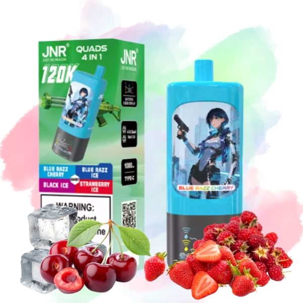JNR Quads 4in1 120k Puffs | E papierosy JNR Quads 4in1 120k Puffs | E papierosy