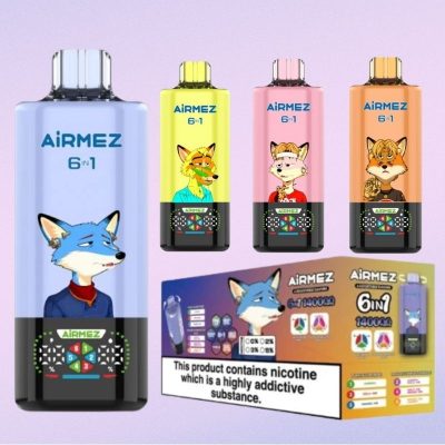 Airmez Fox 6 IN 1 140k Puffs | E papierosy Airmez Fox 6 IN 1 140k Puffs | E papierosy