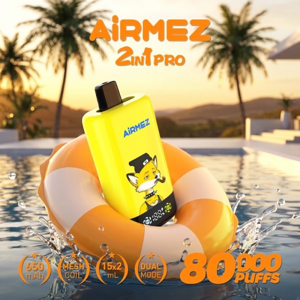 Airmez Fox 2 IN 1 80000 Puffs | E papierosy Airmez Fox 2 IN 1 80000 Puffs | E papierosy