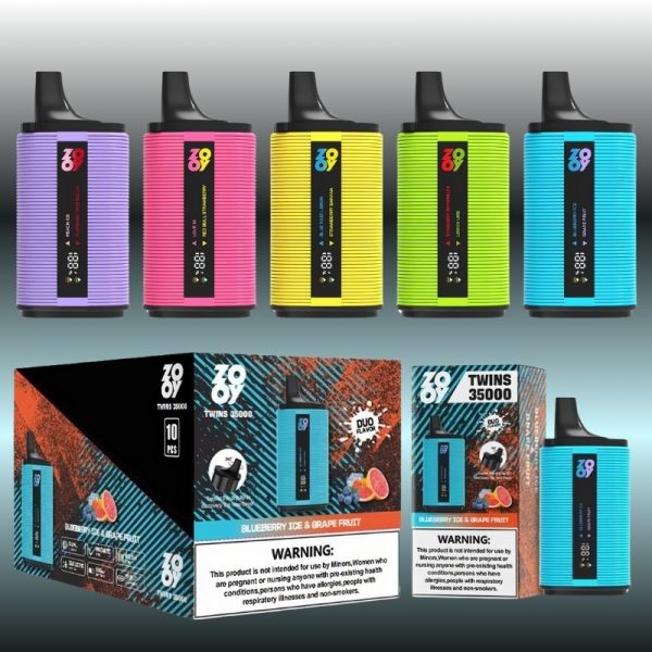 ZOOY TWINS 35000 Puffs | E papierosy ZOOY TWINS 35000 Puffs | E papierosy