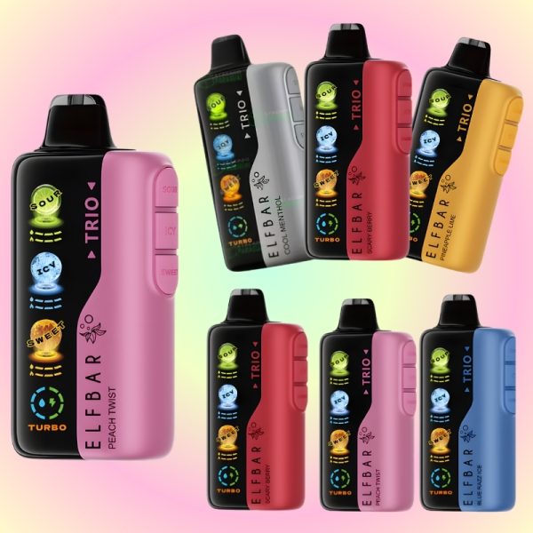 Elfbar Trio 40000 Puffs | E papierosy Elfbar Trio 40000 Puffs | E papierosy